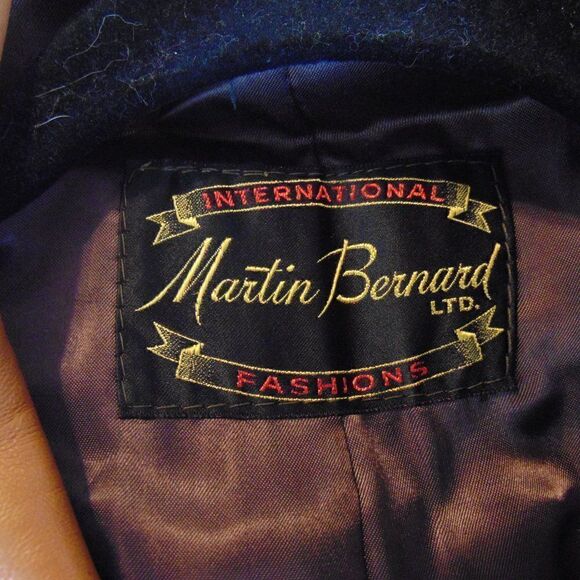 VINTAGE MARTIN BERNARD Camel Leather & Silk Jacket 6 Pockets Buckle Belt M/L - Picture 9 of 16